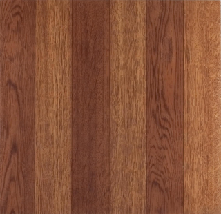 Faux oak plank stick on flooring tile.