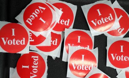Voter stickers