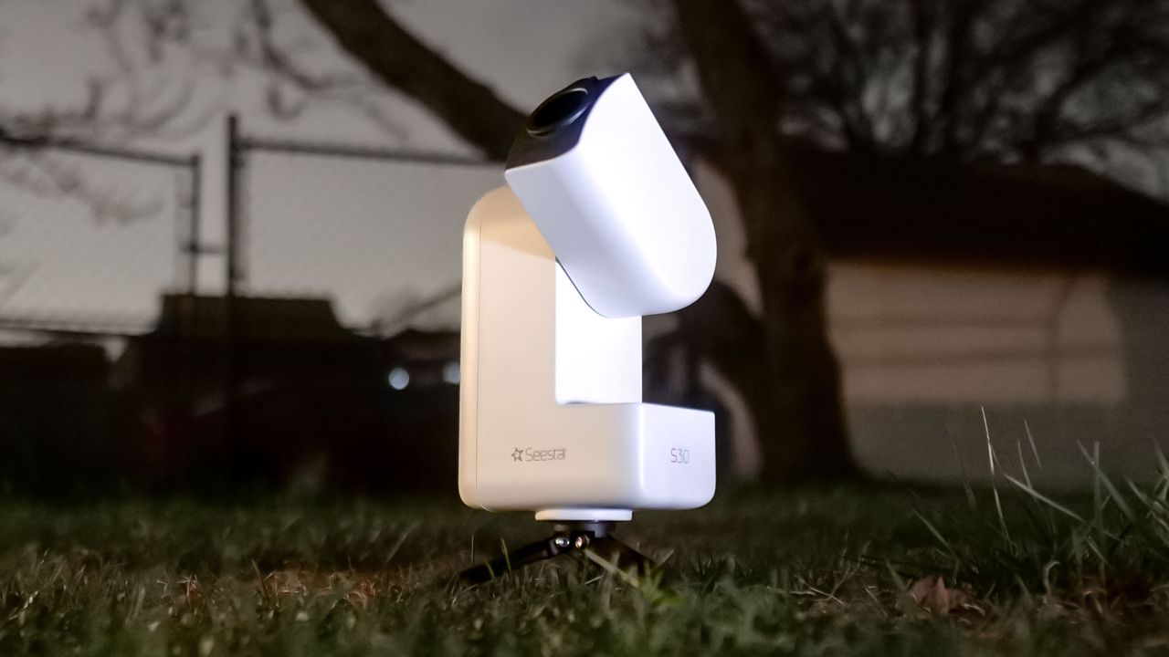 SeeStar S30 smart telescope used to capture galaxies.