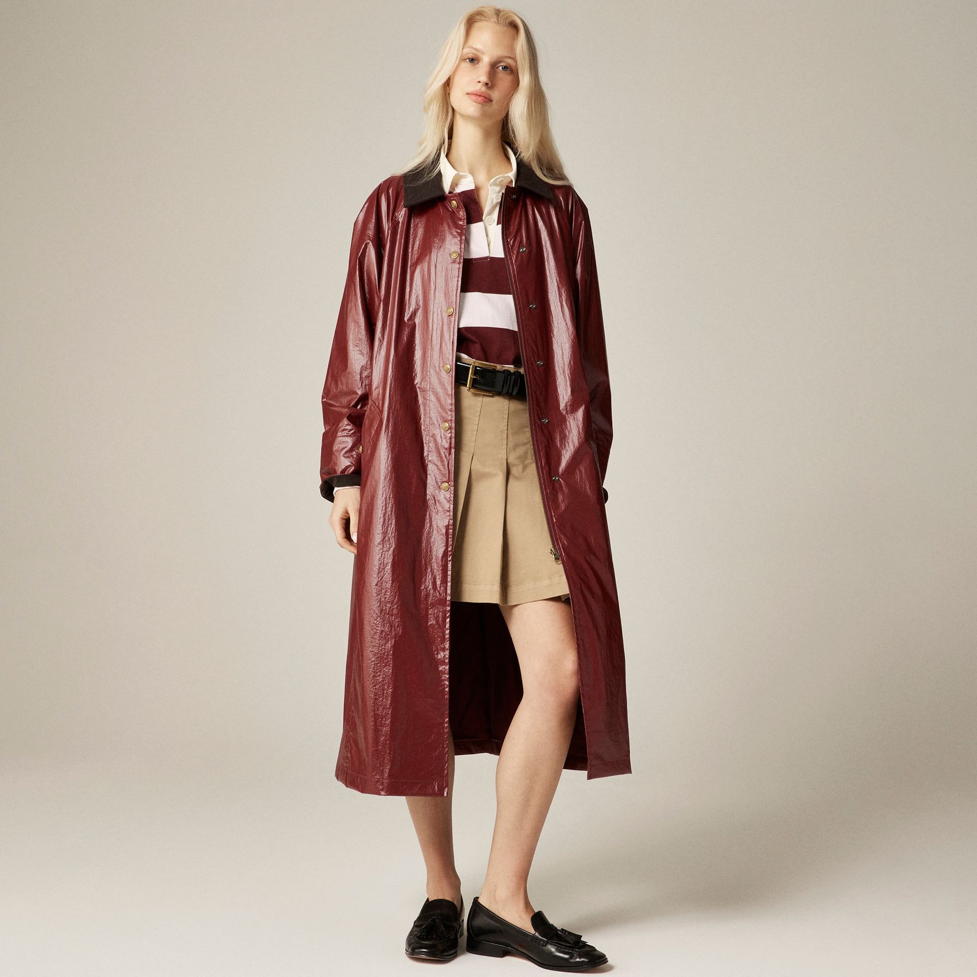Shiny Long Barn Jacket™