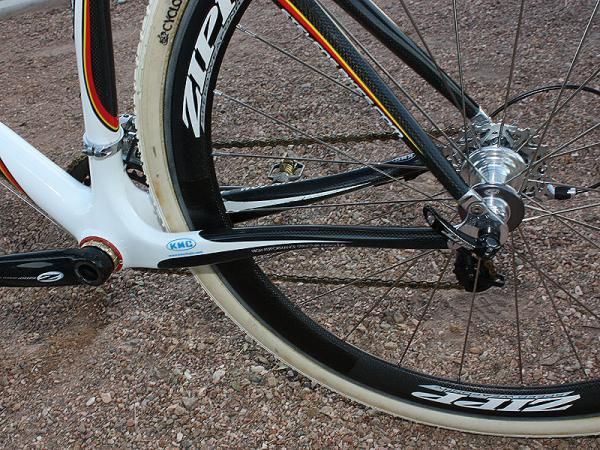 The curvy chain stays look sufficiently stout to deal with Compton's considerable power.