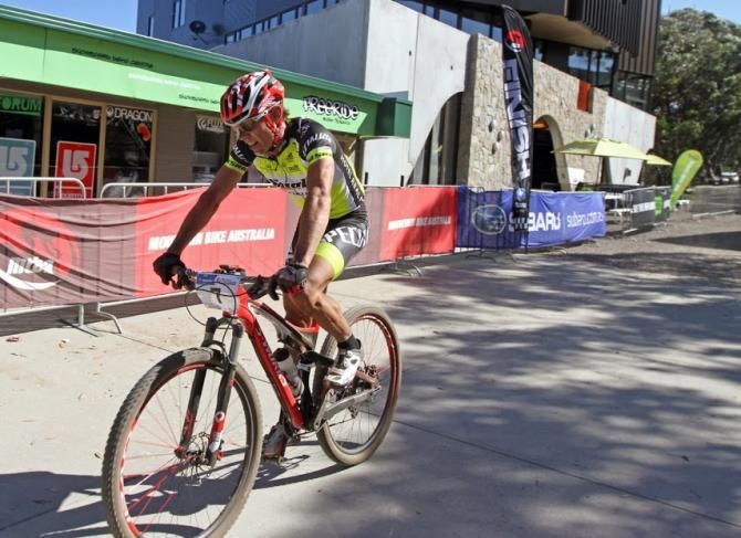 Cameron Ivory was the top U23 men's rider and third in the elite category
