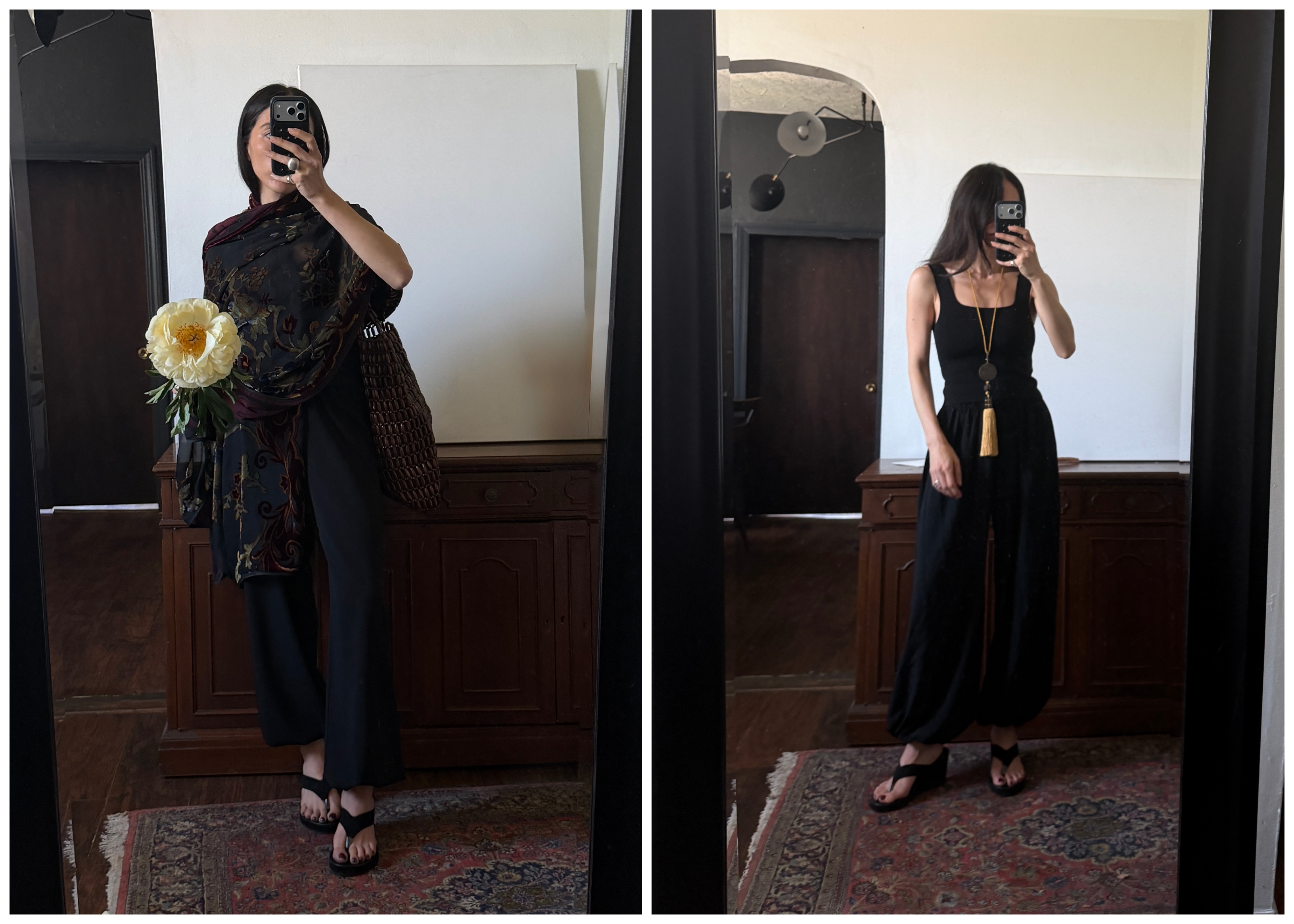Alexis Badiyi wearing wedges