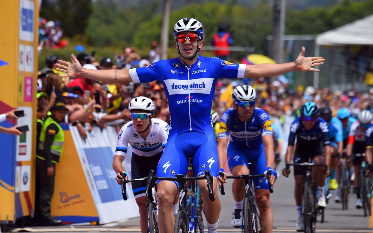 Alvaro Hodeg (Deceuninck-Quickstep) wins stage 2