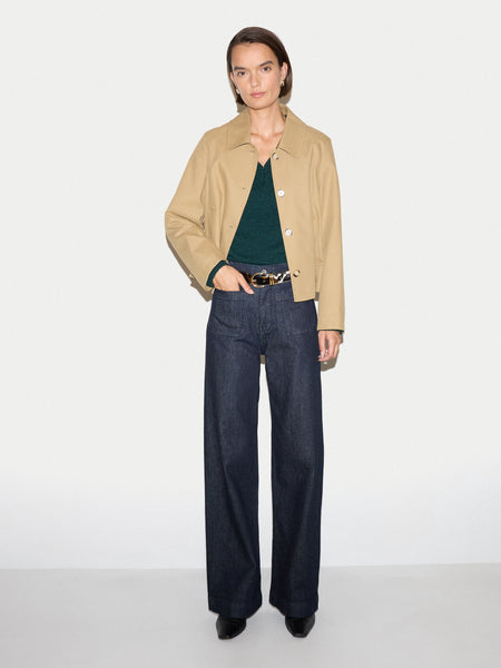 Rhea Patch Pocket Jean | Indigo