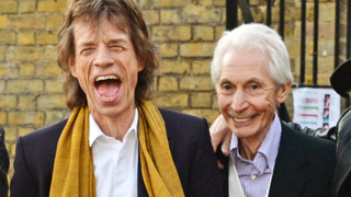 Mick Jagger and Charlie Watts of the Rolling Stones