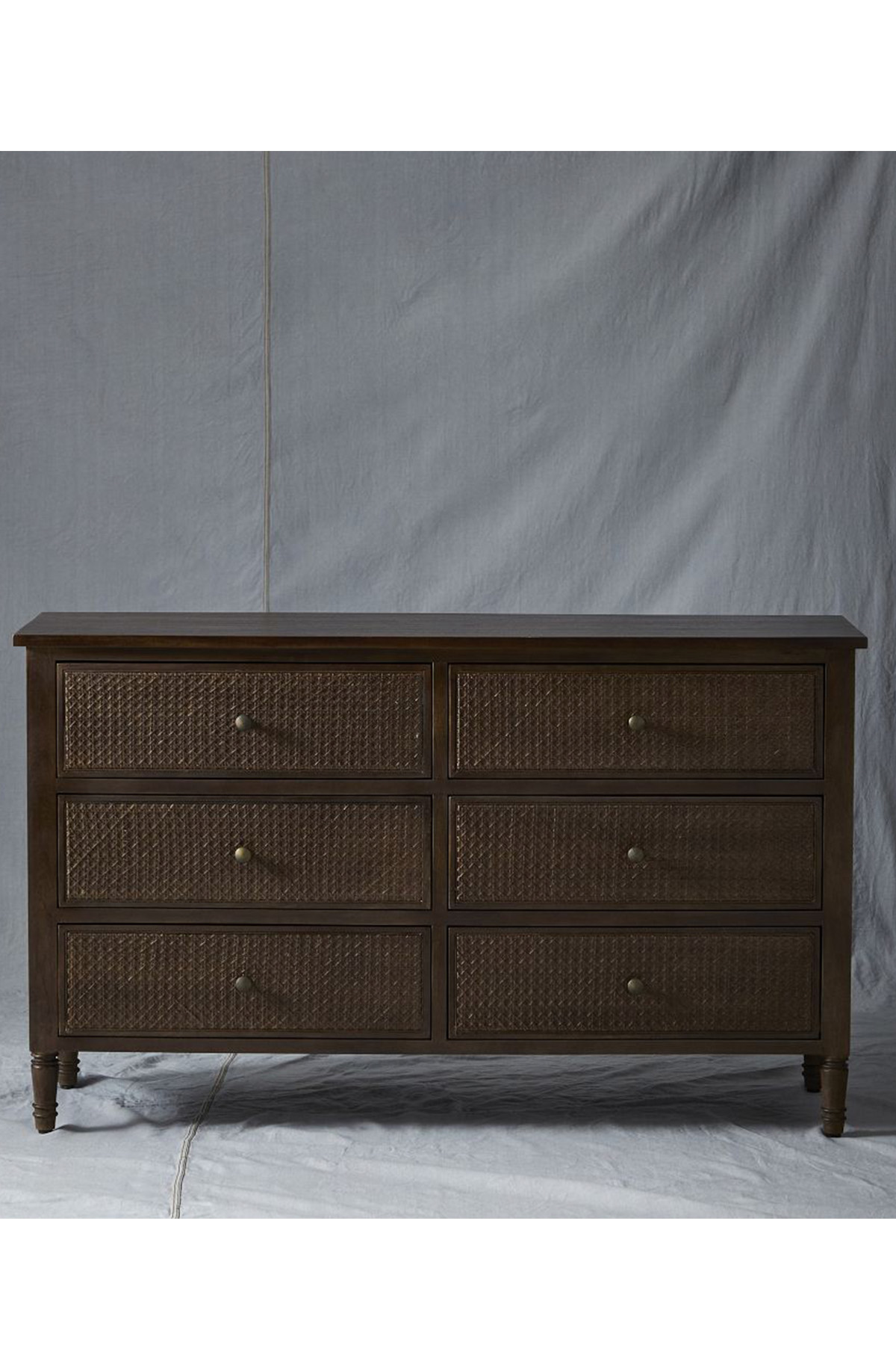 Green Row , Verbena Cane Wide Dresser