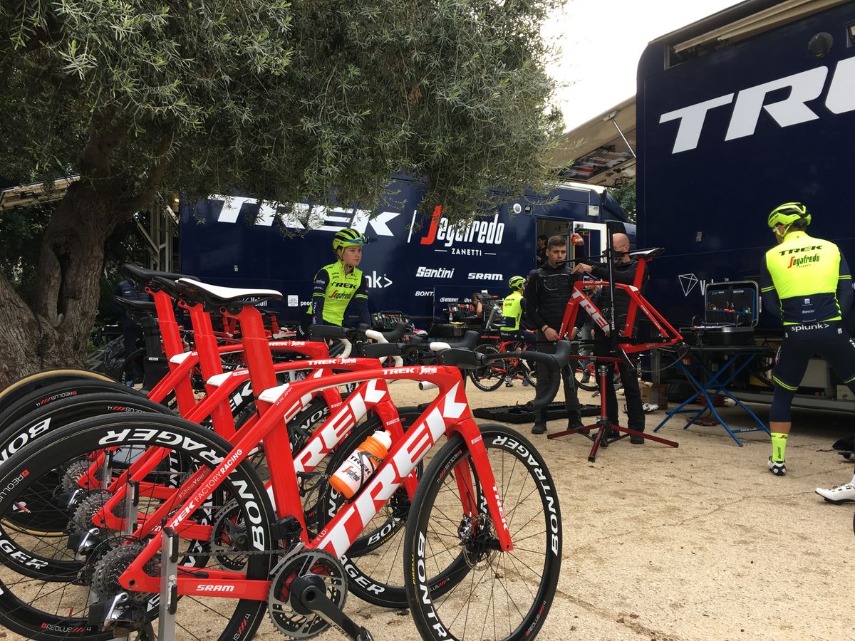 The Trek-Segafredo team gathers in Sicily to prepare for the 2020 season