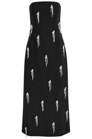 Odd Muse The Ultimate Muse strapless pearl-embellished midi dress