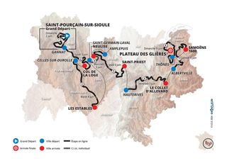 Critérium du Dauphiné 2024 route 