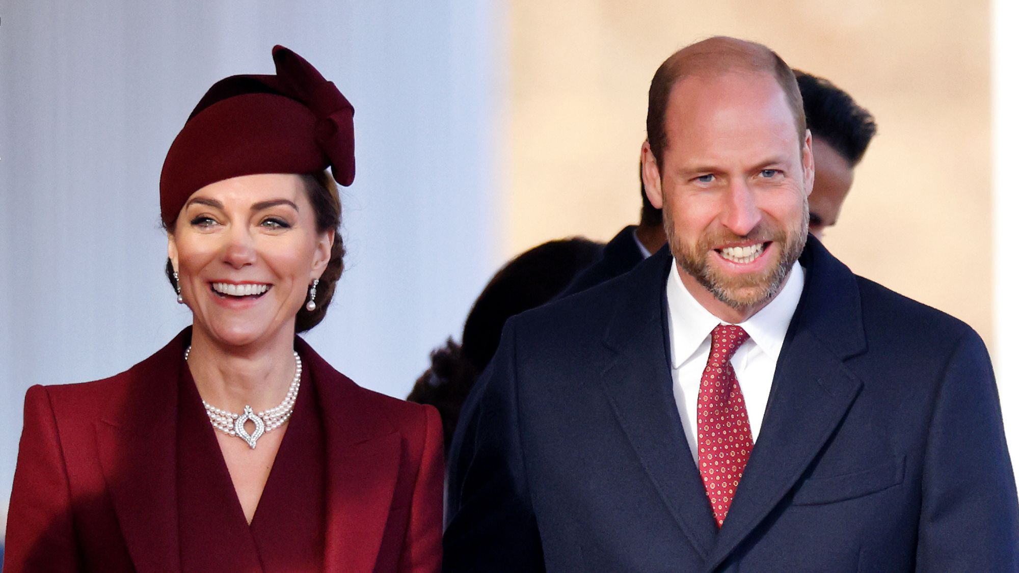 The Prince and Princess of Wales attend the Ceremonial Welcome for The Amir of the State of Qatar