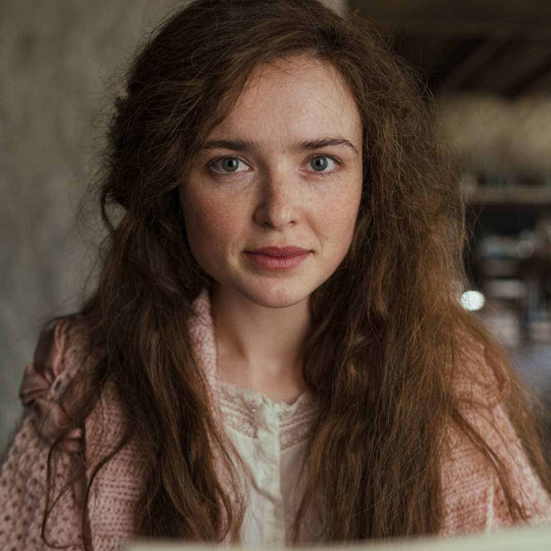 Phillipa Northeast as Sybylla in the Netflix period drama 'My Brilliant Career.' 