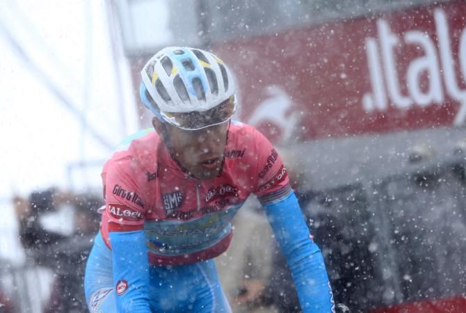 Vincenzo Nibali (Astana) wins his second Giro stage