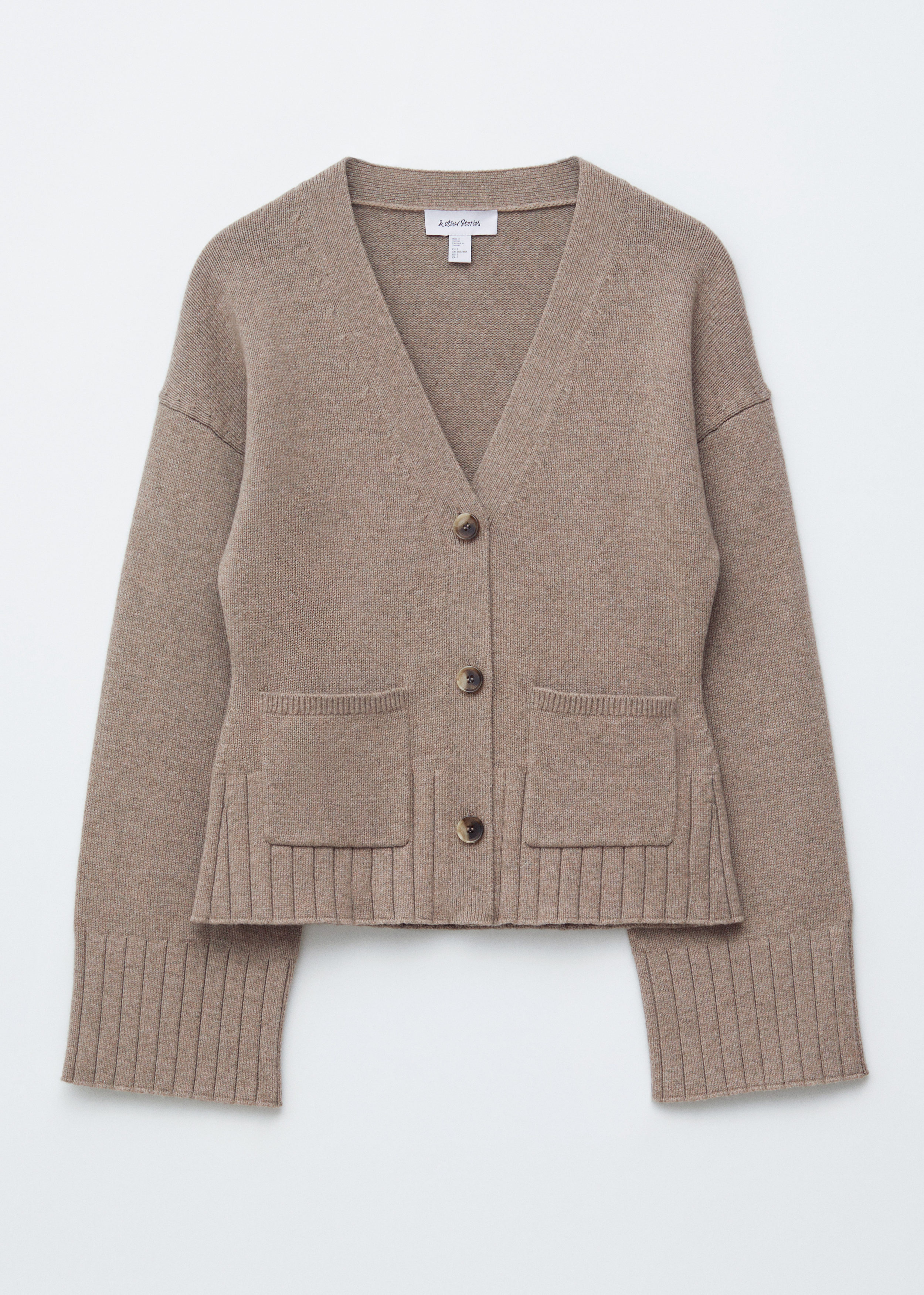 Tapered Knit Cardigan