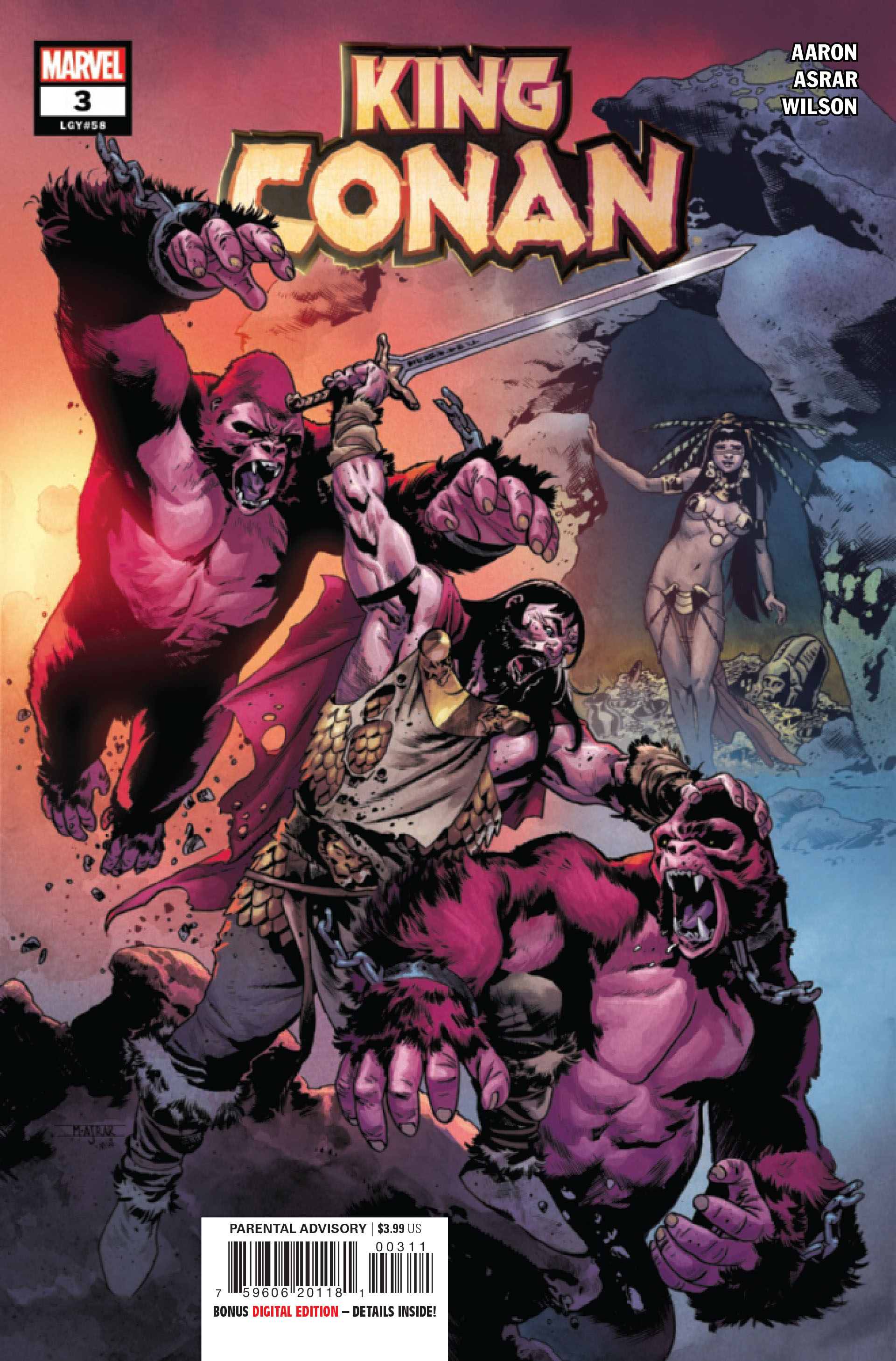King Conan #3 main cover