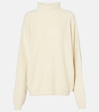 Kimm Cashmere-Blend Mock Neck Sweater