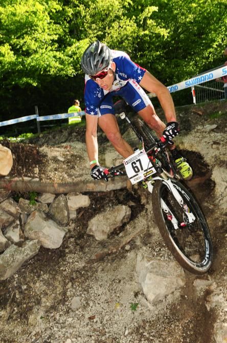 Kerry Werner (USA) looking like a downhiller