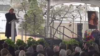 Axl Rose speaking at Graceland