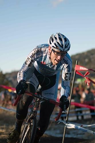 Superstitious Adam Meyerson (Cycle-Smart) isn't happy with his bib number.