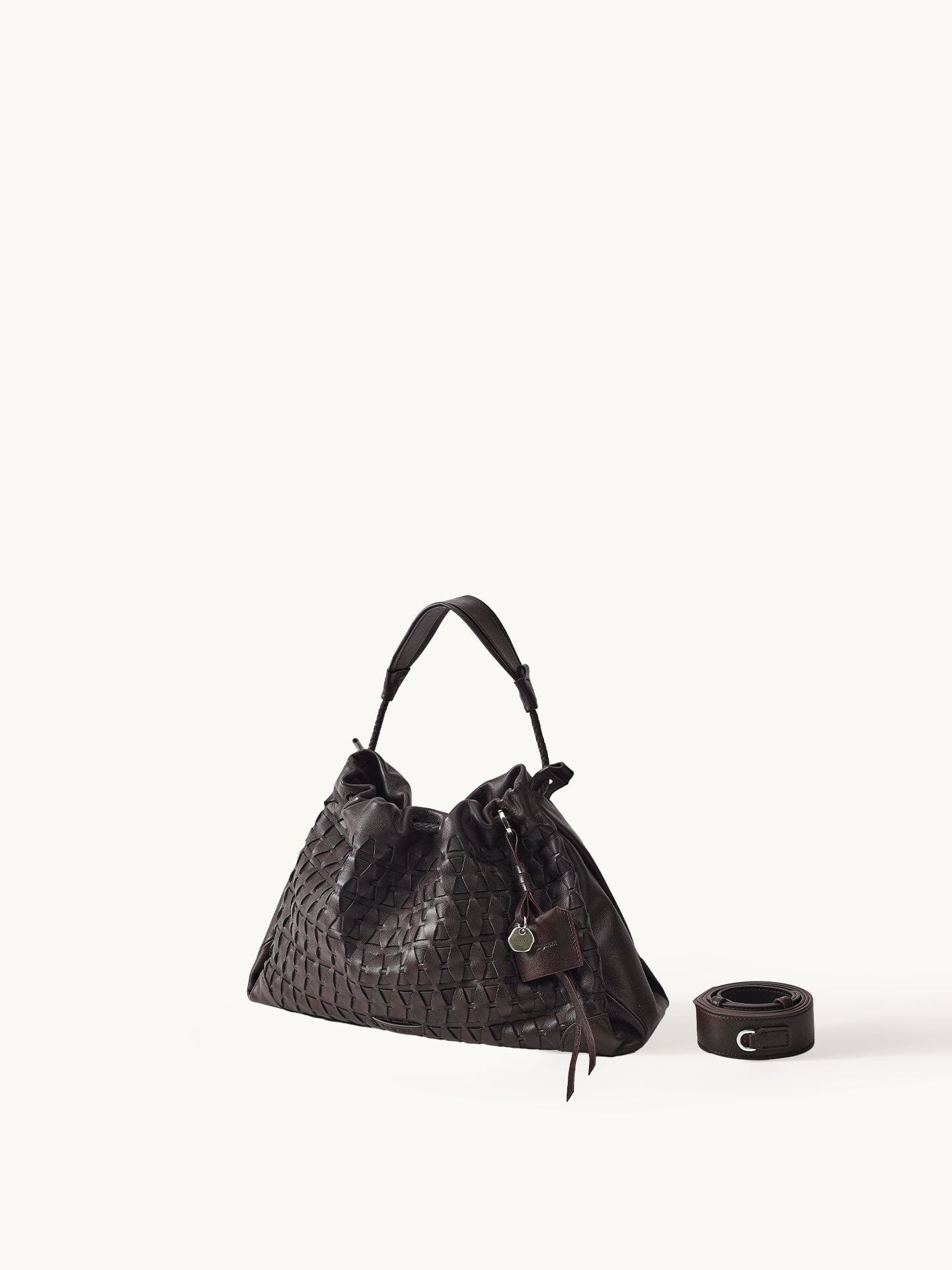 Small Gather Lattice Bag Set - Cloud