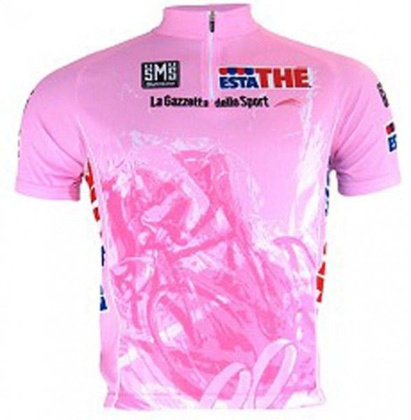 pink cycling jersey meaning