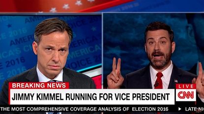 Jimmy Kimmel is running for vice presdient