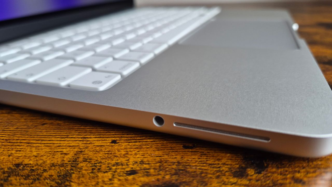 The Apple MacBook Neo on a desk
