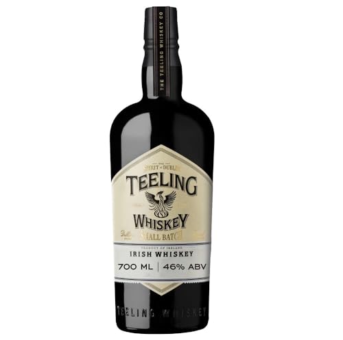 Teeling Small Batch Irish Whiskey, 46% Abv, 70cl / 700ml, Matured in Ex-Bourbon Barrels and Finished in Central American Rum Casks