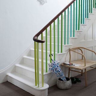 add colour to your banister