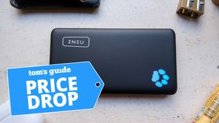 INIU 10000mAh Portable Charger with a Tom's Guide deal tag