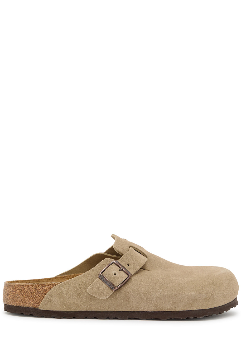 Boston Brushed Suede Sliders
