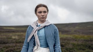 Florence Pugh as Elizabeth "Lib" Wright in "The Wonder" on Netflix