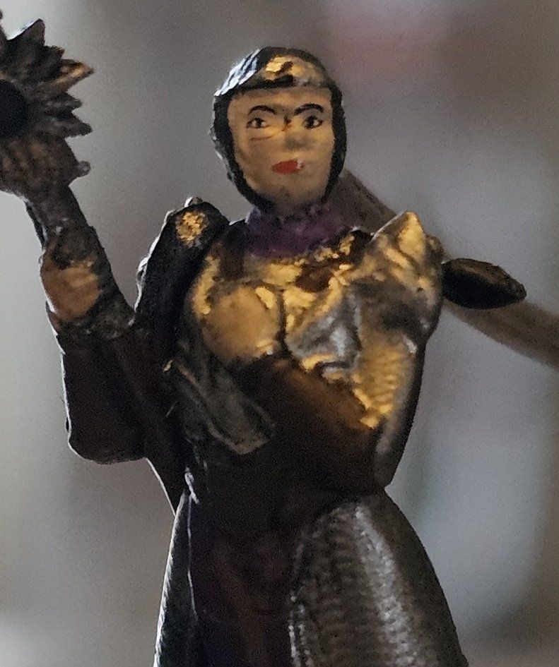 A series of pretty bad pre-painted miniatures of the Baldur's Gate 3 cast, as posted by @HighLODLar on X.