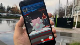 Pokemon Go: Blissey in a Gym