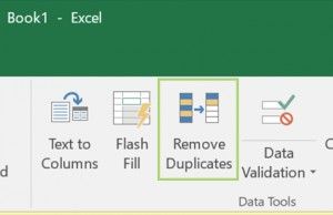 remove duplicate rows in excel for the mac