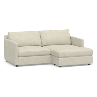 white storage sectional