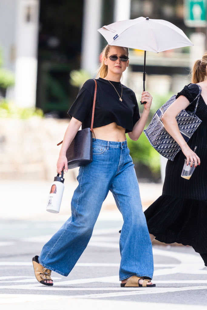 Jennifer Lawrence, 31 Temmuz 2022'de New York'taki West Village'da görülüyor. (Fotoğraf: Gotham/GC Images)