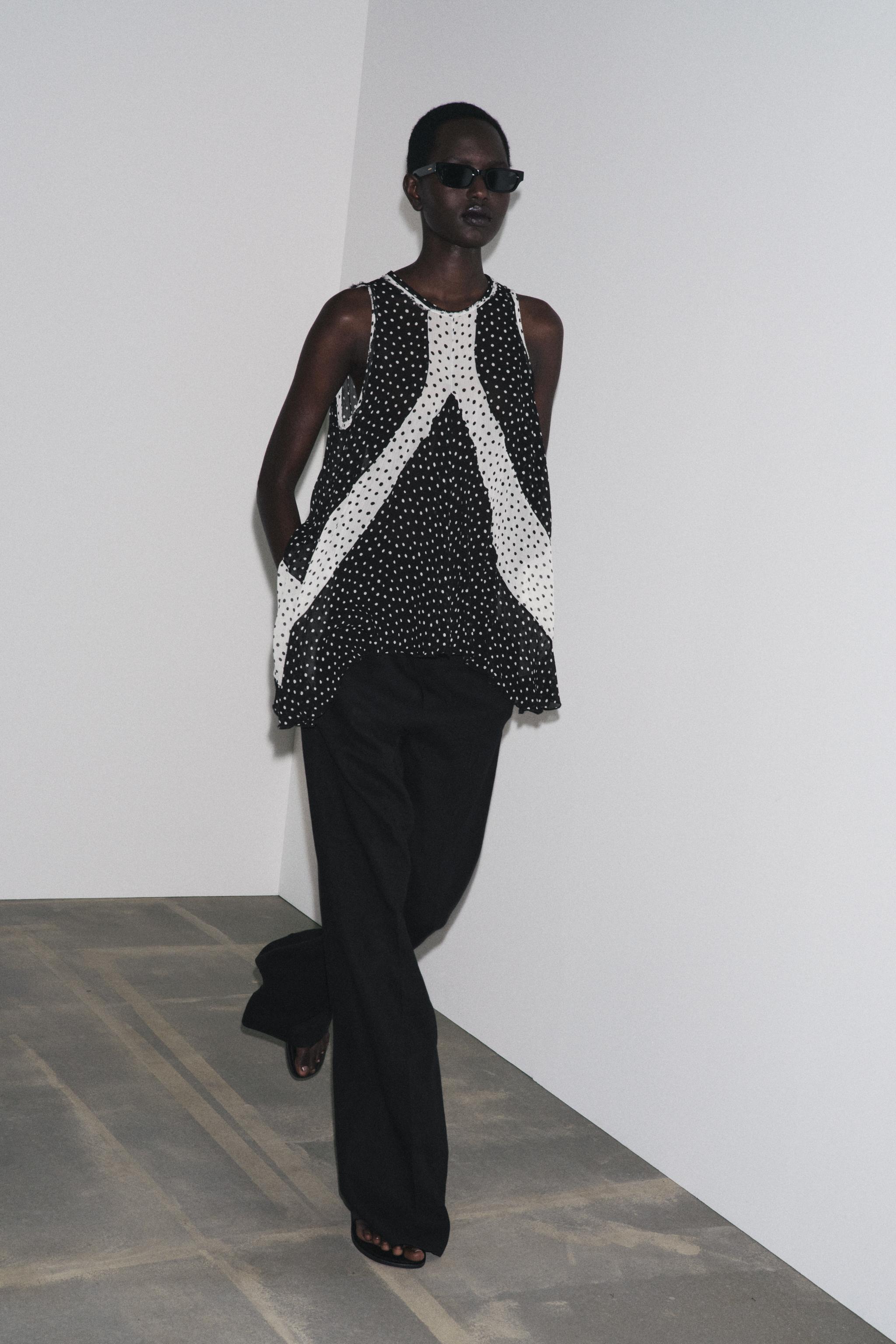 Polka Dot Top Zw Collection