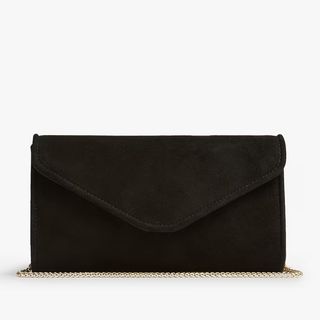 L.K.Bennett Dominica Suede Clutch Bag