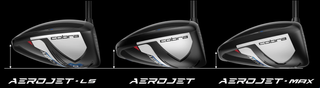 A side angle view of each model from the Cobra Aerojet driver range