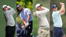 Rory McIlroy, Bryson DeChambeau, Jon Rahm and Scottie Scheffler prepare for The Masters at Augusta National