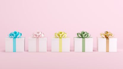 Black Friday Holland & Barrett deals: presents lined up in a row