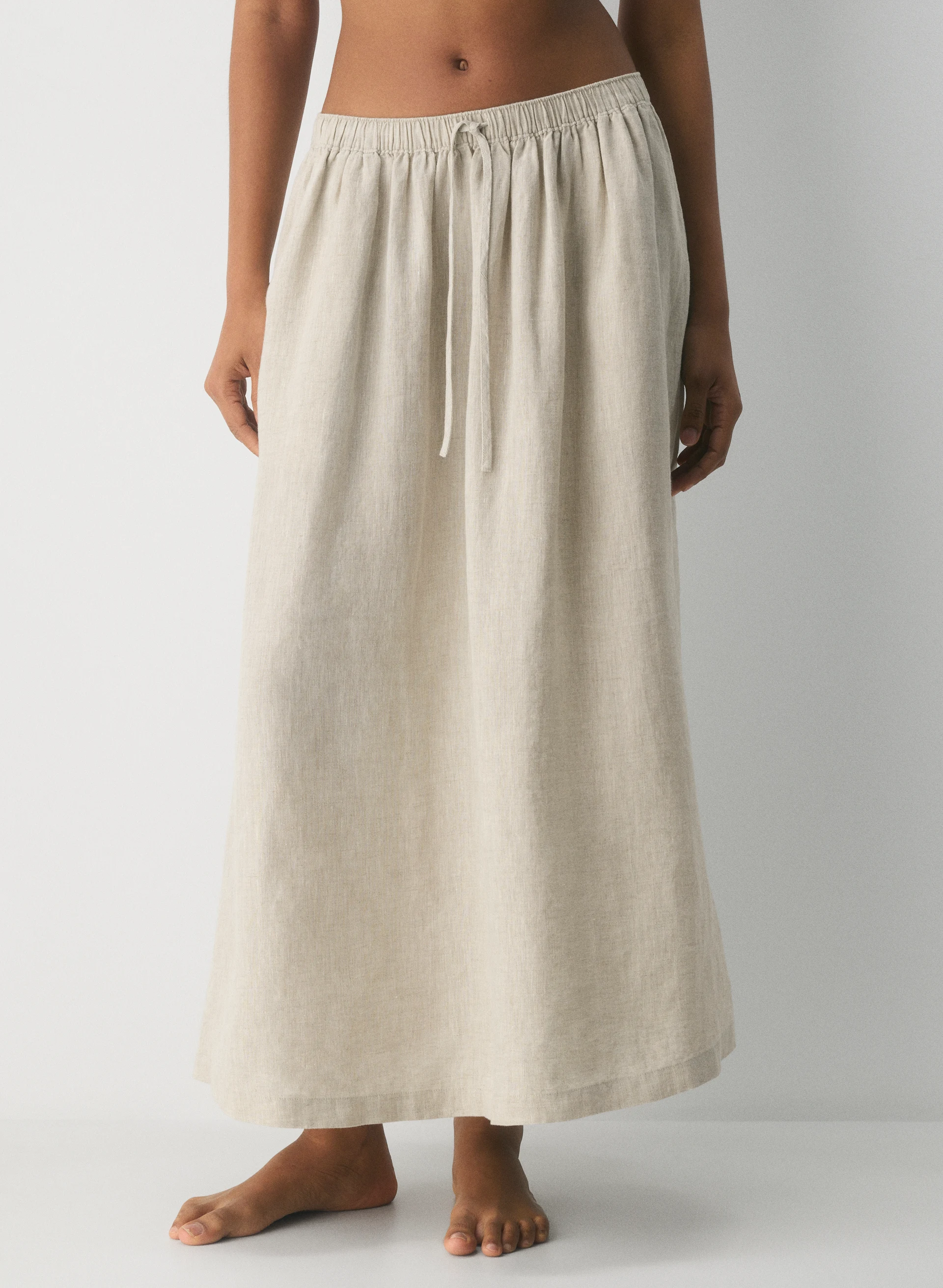 Socialite Linen Skirt