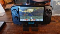 Photos of a retro game console