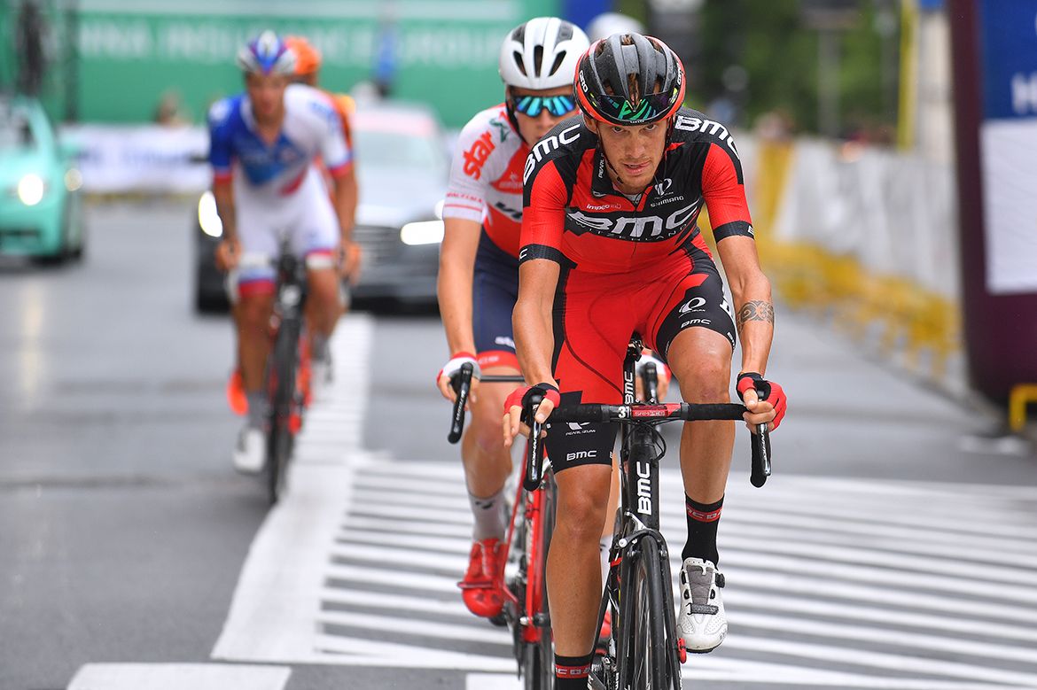 Alessandro De Marchi (BMC) attacks the breakaway