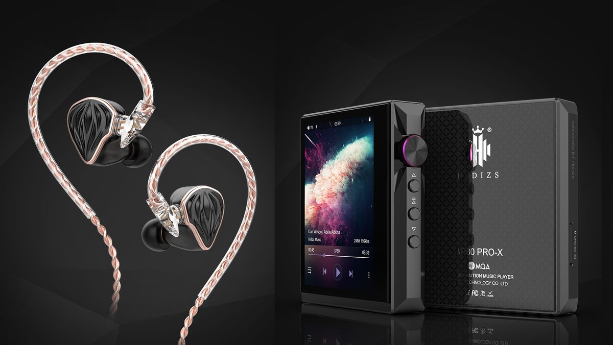 Hidizs AP80 PRO-X portable player and MS3 IEMs