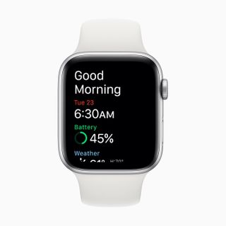 Apple Watch watchOS 7 Good Morning screen