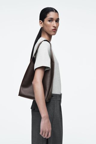 Serif Mini Tote - Leather