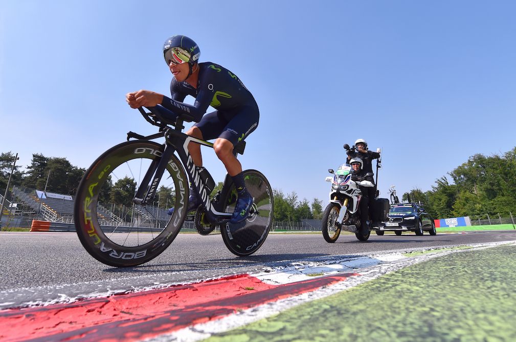 Andrey Amador at the Giro d'Italia