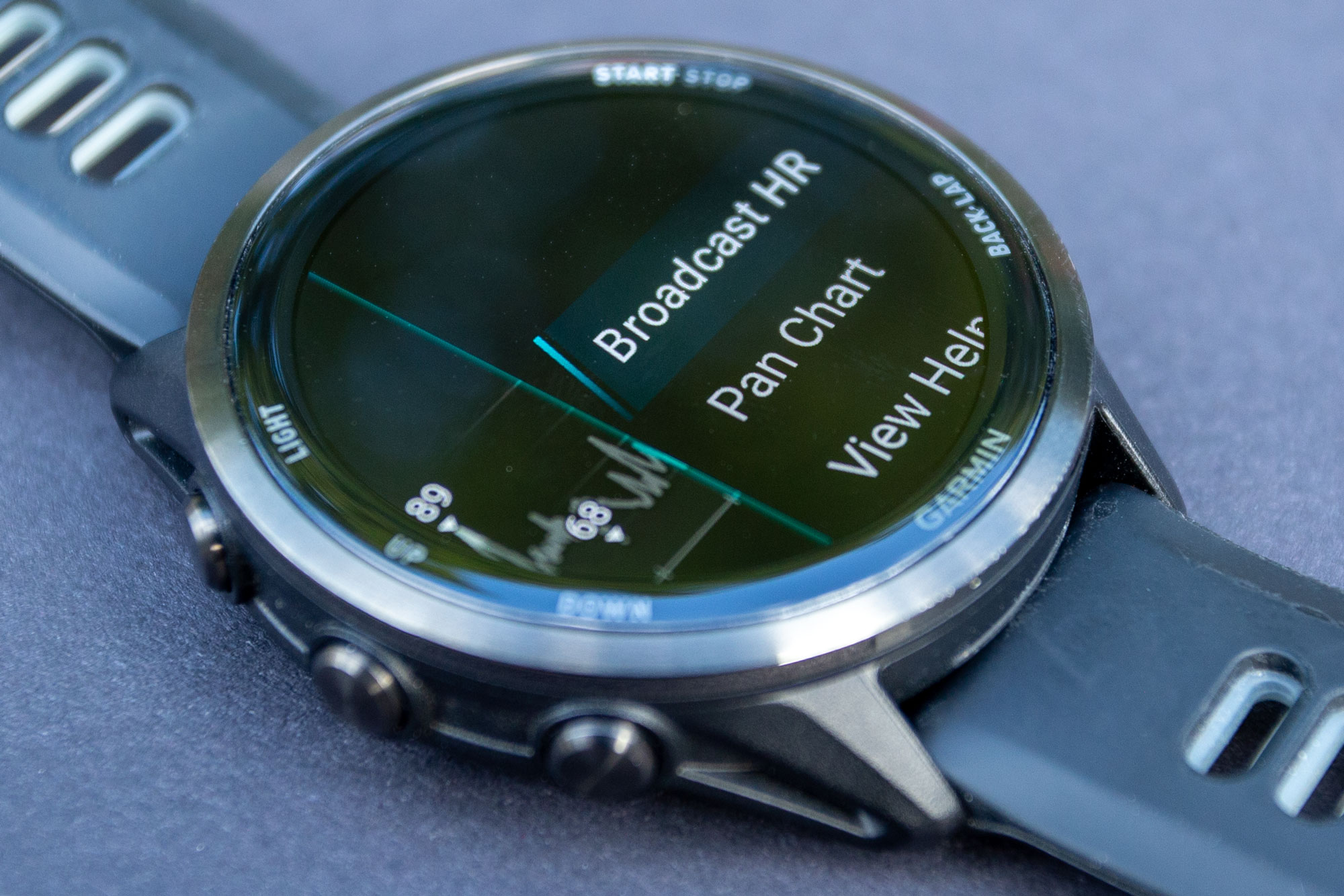 Garmin Forerunner 970 broadcast heart rate feature